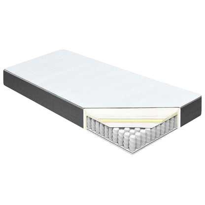 Postel Boxspring Tmavě Šedá Textil