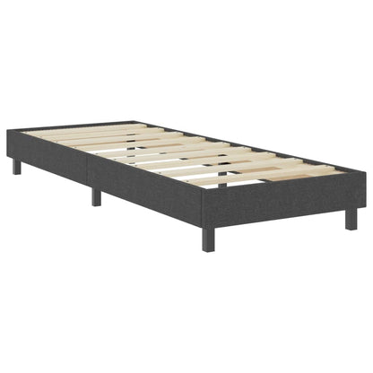 Postel Boxspring Tmavě Šedá Textil