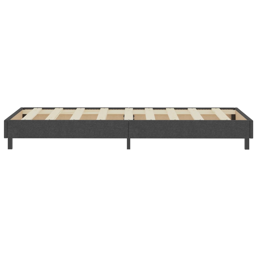Postel Boxspring Tmavě Šedá Textil