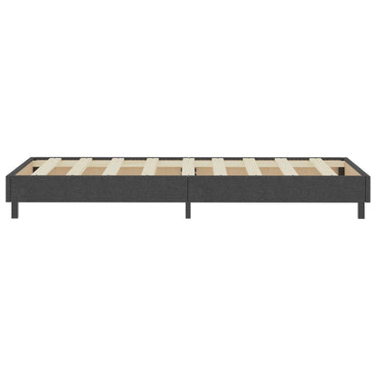 Postel Boxspring Tmavě Šedá Textil