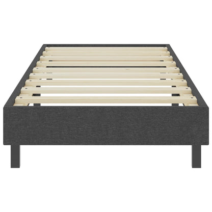 Postel Boxspring Tmavě Šedá Textil