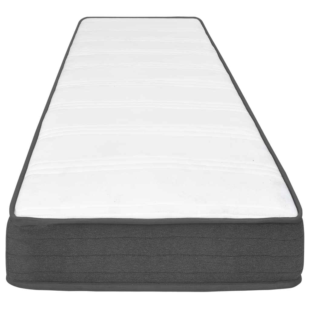 Postel Boxspring Tmavě Šedá Textil