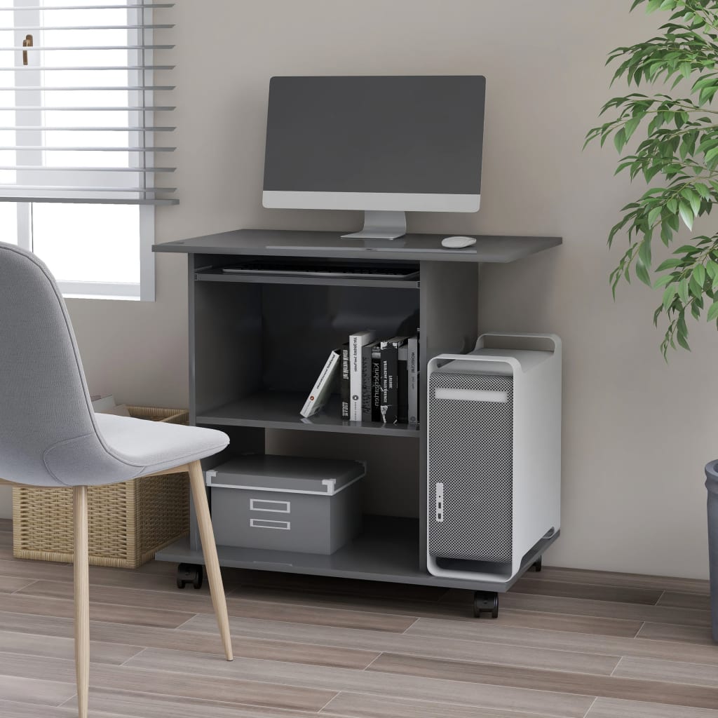 Počítačový Stůl Bílý 80 X 50 X 75 Cm Kompozitní Dřevo