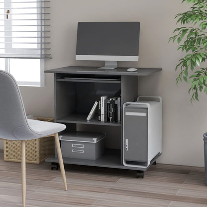 Počítačový Stůl Bílý 80 X 50 X 75 Cm Kompozitní Dřevo