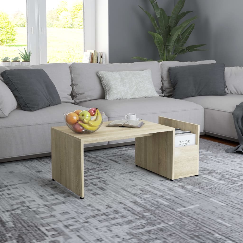 Konferenční Stolek Old Wood 90 X 45 X 35 Cm Kompozitní Dřevo