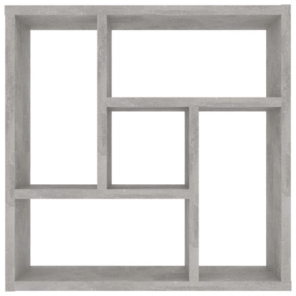 Nástěnná Police Betonově Šedá 45,1X16X45,1 Cm Kompozitní Dřevo