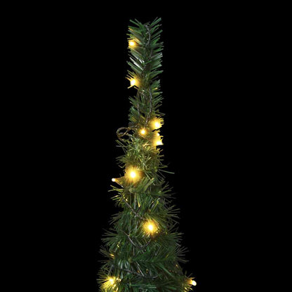 Pop-Up Umělý Vánoční Stromek S Led Osvětlením Zelený 180 Cm
