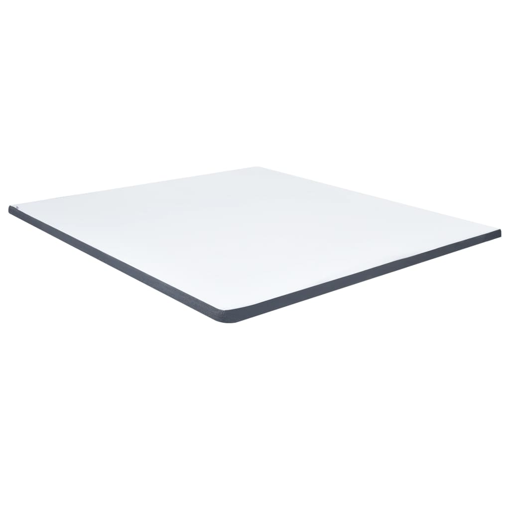 Postel Boxspring Tmavě Šedá Textil 200 X 200 Cm