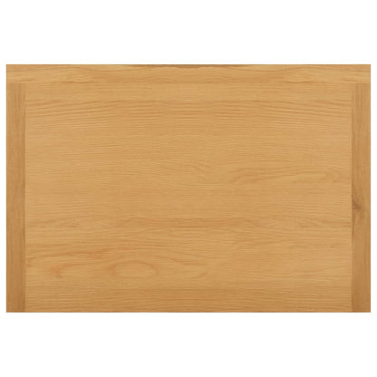 Šatní Skříň 76 X 52 X 105 Cm Masivní Dubové Dřevo