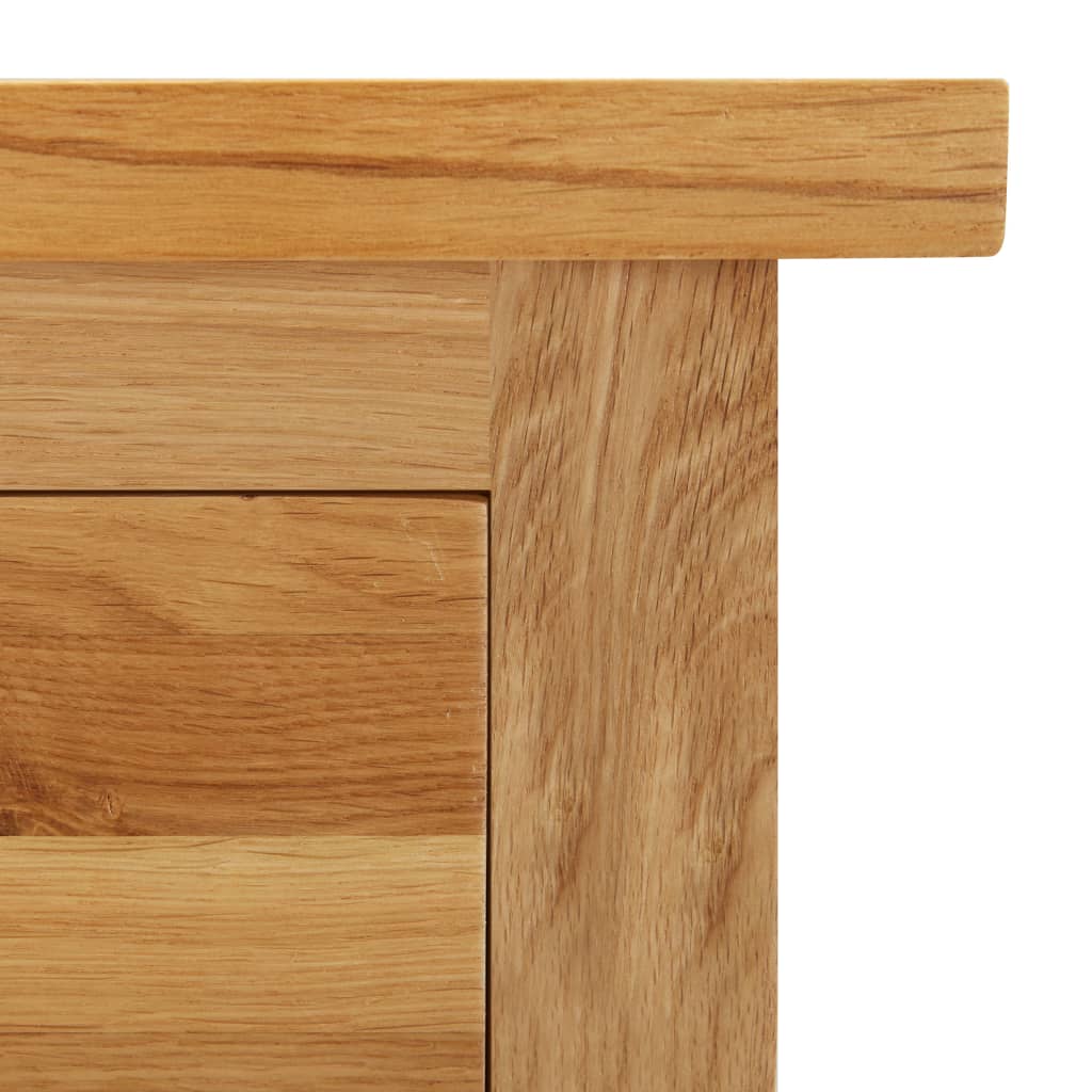 Šatní Skříň 76 X 52 X 105 Cm Masivní Dubové Dřevo