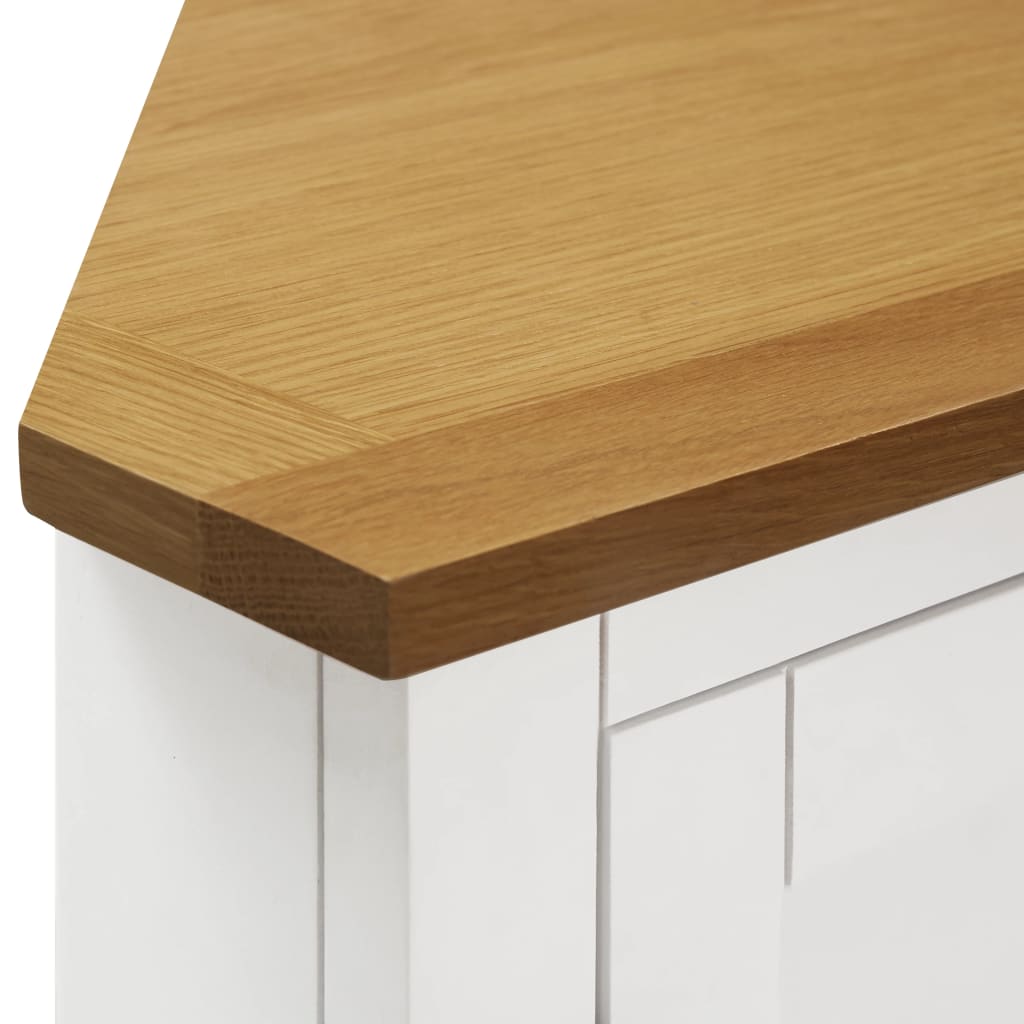 Rohová Skříňka 80 X 33,5 X 78 Cm Masivní Dubové Dřevo