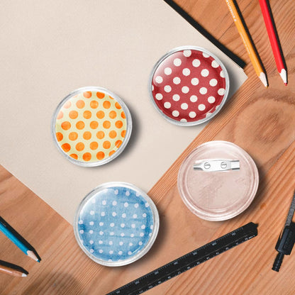 Placky Se Špendlíky 100 Setů Akryl