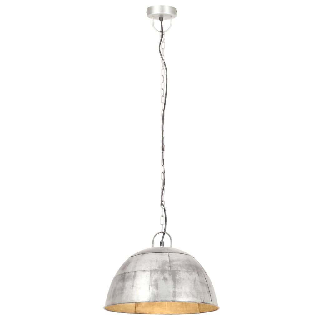 Industriální Vintage Závěsné Svítidlo 25 W Stříbrné 41 Cm E27