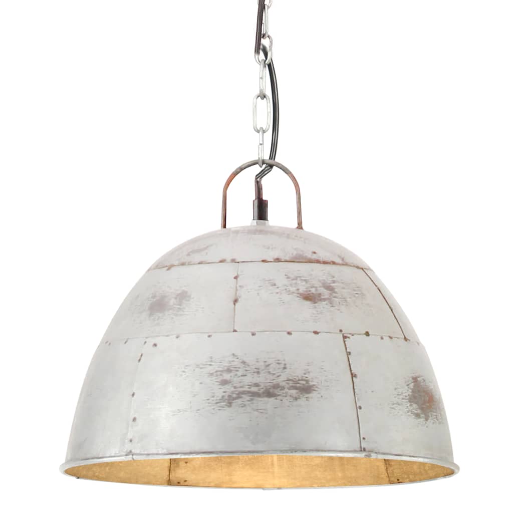 Industriální Vintage Závěsné Svítidlo 25 W Stříbrné 41 Cm E27