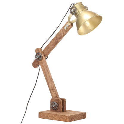 Industriální Stolní Lampa Mosazná Kulatá 58 X 18 X 90 Cm E27