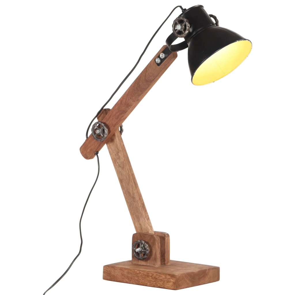 Industriální Stolní Lampa Černá Kulatá 58 X 18 X 90 Cm E27