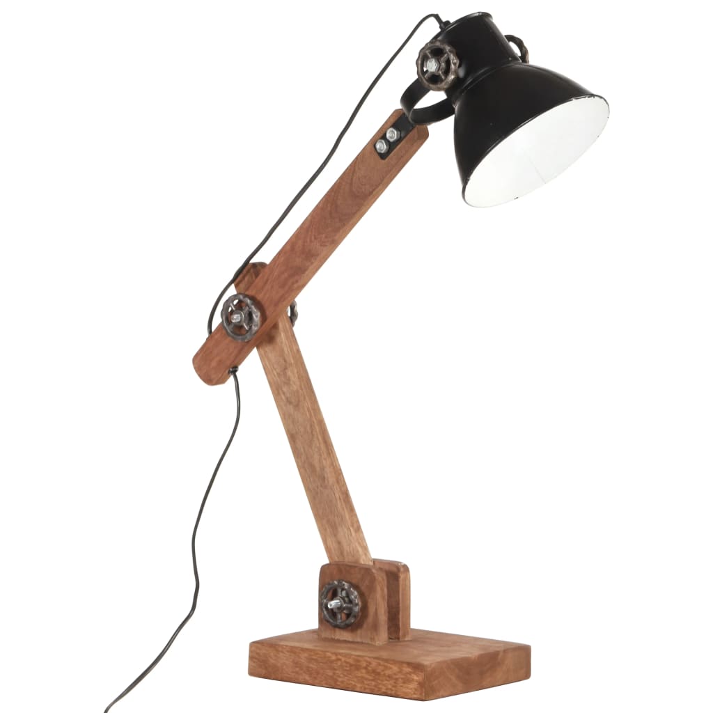 Industriální Stolní Lampa Černá Kulatá 58 X 18 X 90 Cm E27
