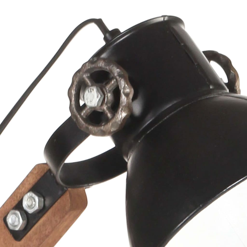 Industriální Stolní Lampa Černá Kulatá 58 X 18 X 90 Cm E27