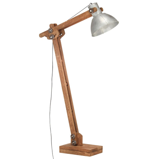 Stojací Lampa Masivní Mangovníkové Dřevo E27