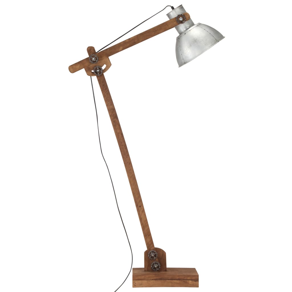 Stojací Lampa Masivní Mangovníkové Dřevo E27
