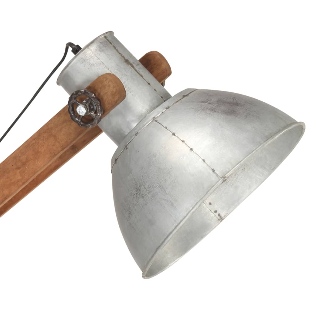 Stojací Lampa Masivní Mangovníkové Dřevo E27