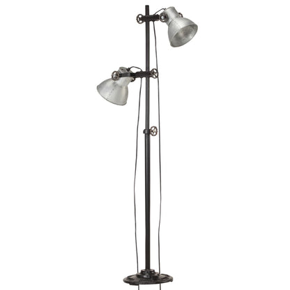 Podlahová Lampa Se 2 Svítidly E27 Litina