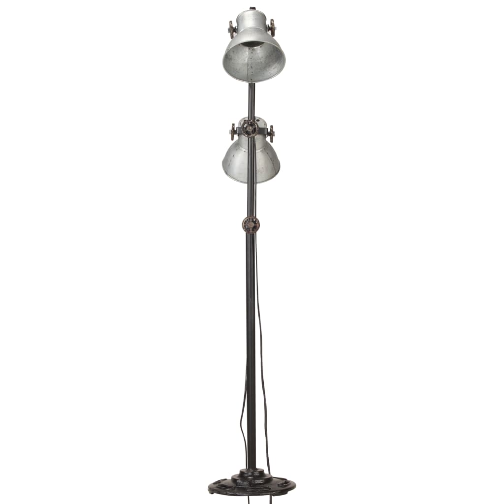 Podlahová Lampa Se 2 Svítidly E27 Litina