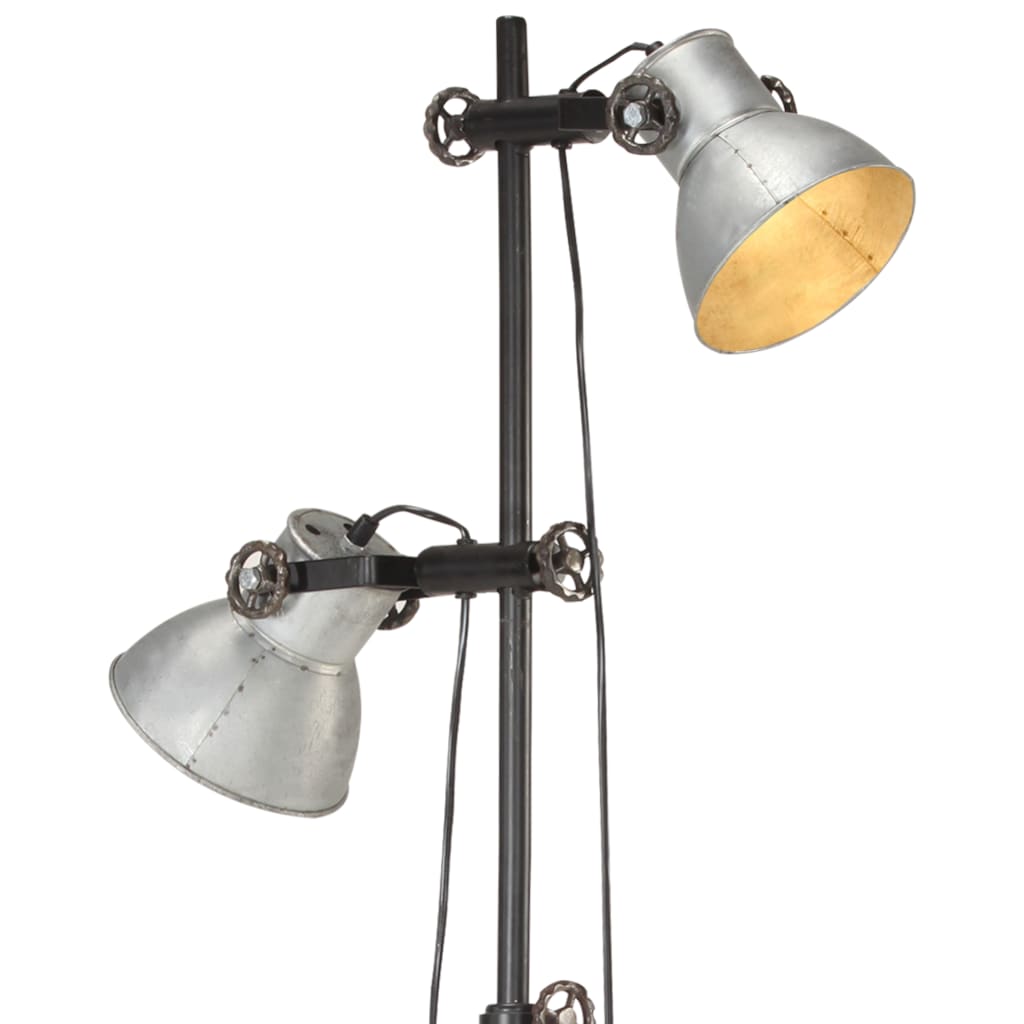 Podlahová Lampa Se 2 Svítidly E27 Litina