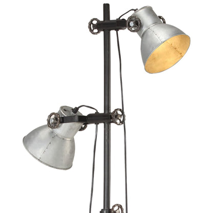 Podlahová Lampa Se 2 Svítidly E27 Litina