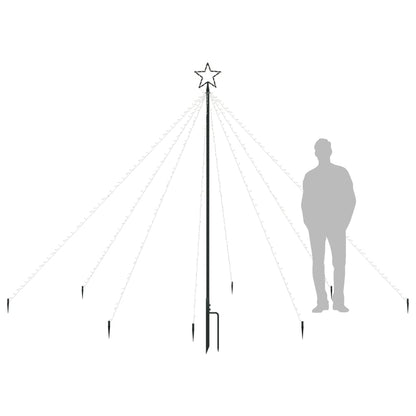 Led Vánoční Vodopád Světelný Strom Dovnitř I Ven 400 Led 2,5 M
