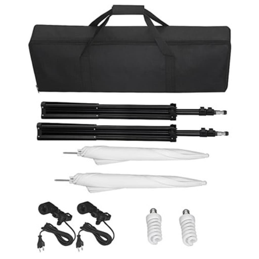 Foto Studio Set S Fotopozadím, Osvětlením A Deštníky