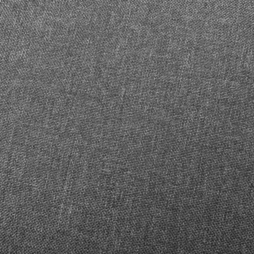 Masážní Polohovací Křeslo Světle Šedé Textil