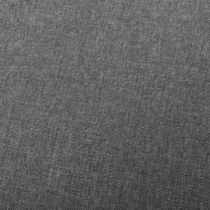 Masážní Polohovací Křeslo Světle Šedé Textil