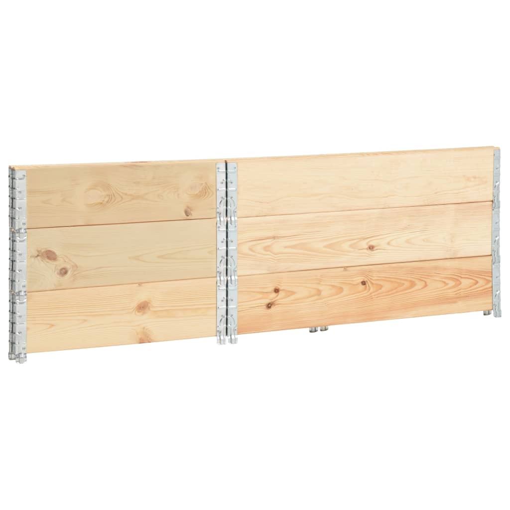 Vyvýšené Záhony 3 Ks Masivní Borové Dřevo