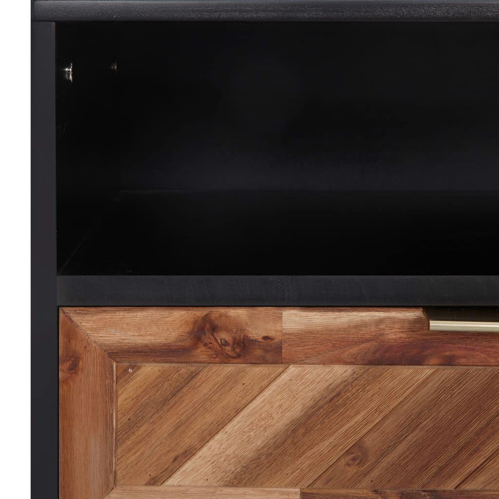 Tv Stolek 100 X 35 X 45 Cm Masivní Akáciové Dřevo A Mdf