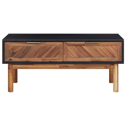 Konferenční Stolek 90 X 50 X 40 Cm Masivní Akáciové Dřevo A Mdf