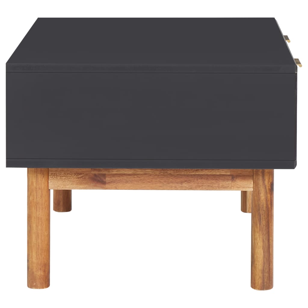 Konferenční Stolek 90 X 50 X 40 Cm Masivní Akáciové Dřevo A Mdf
