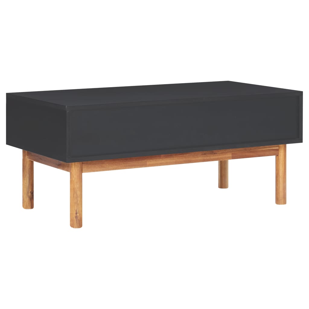 Konferenční Stolek 90 X 50 X 40 Cm Masivní Akáciové Dřevo A Mdf