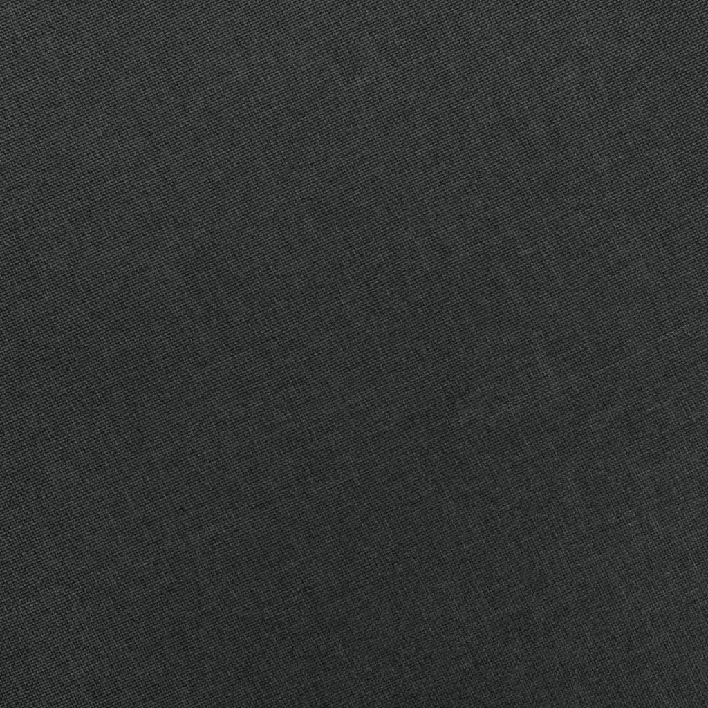 Křeslo S Podnožkou Tmavě Šedé Textil