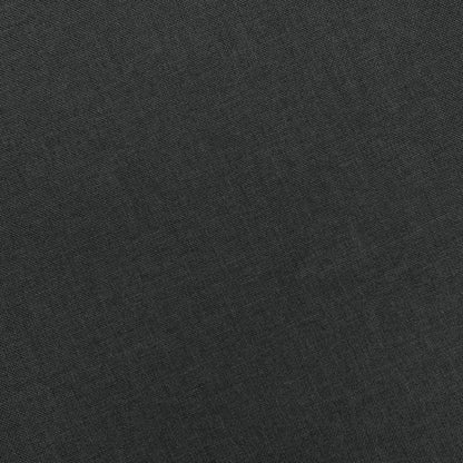 Křeslo S Podnožkou Tmavě Šedé Textil
