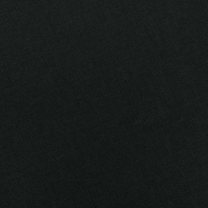 Masážní Křeslo S Podnožkou Černé Textil