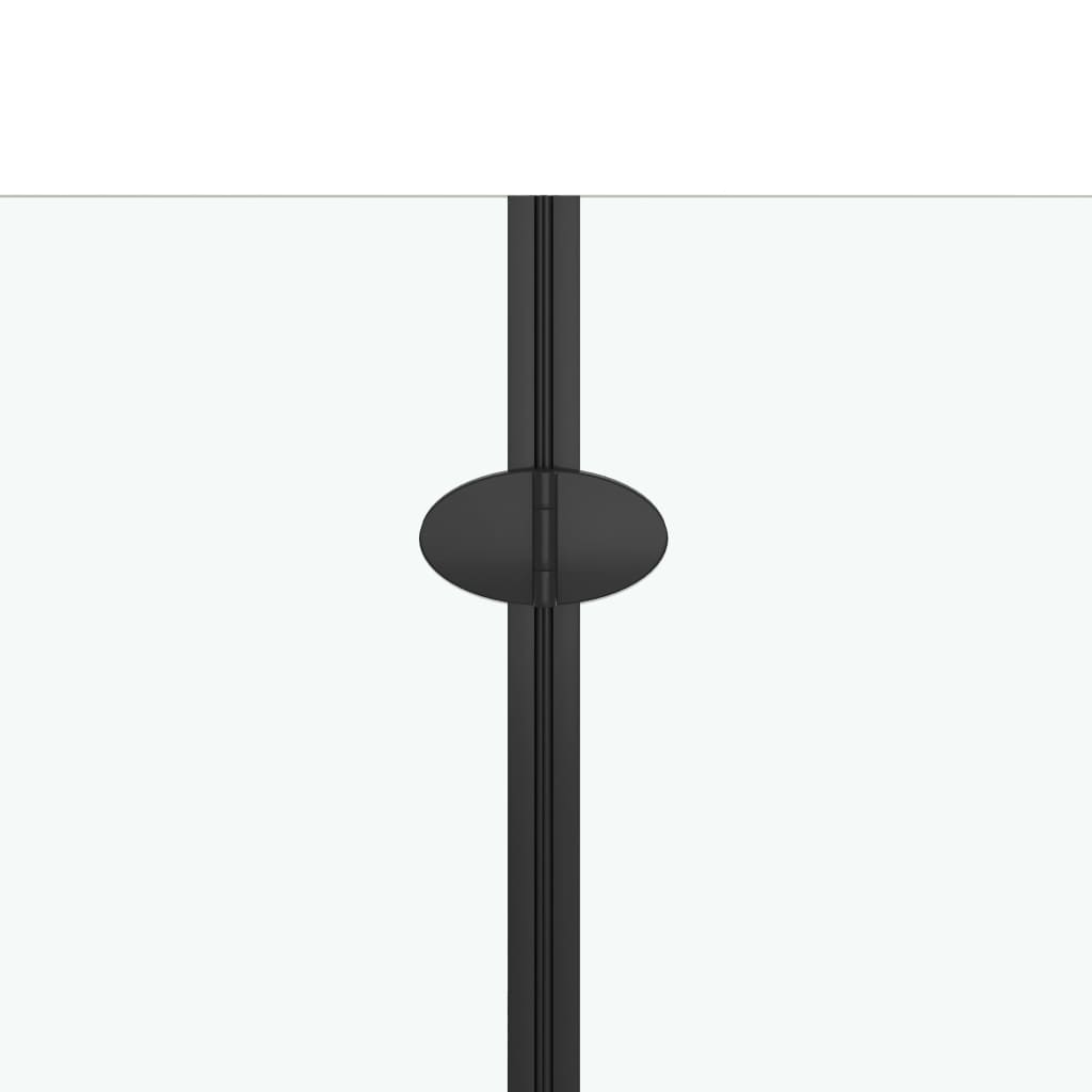 Skládací Sprchový Kout Se 3 Panely Esg 130 X 138 Cm Černý