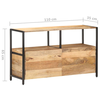 Příborník 110 X 35 X 65 Cm Masivní Mangovníkové Dřevo