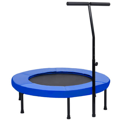 Fitness Trampolína S Rukojetí A Bezpečnostní Podložkou 102 Cm