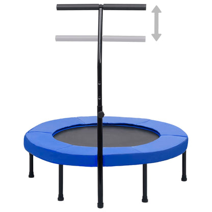 Fitness Trampolína S Rukojetí A Bezpečnostní Podložkou 102 Cm