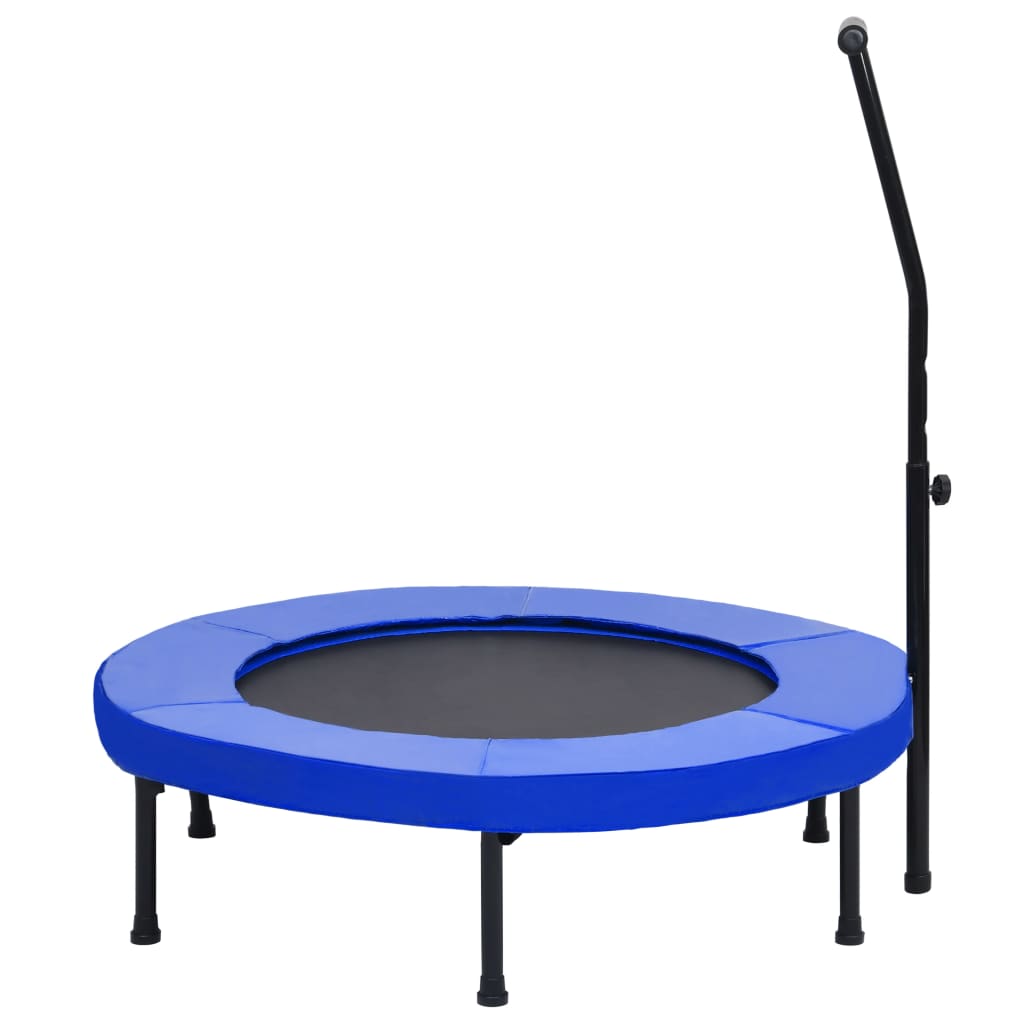 Fitness Trampolína S Rukojetí A Bezpečnostní Podložkou 102 Cm