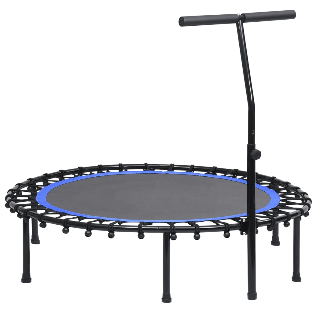 Fitness Trampolína S Rukojetí A Bezpečnostní Podložkou 122 Cm