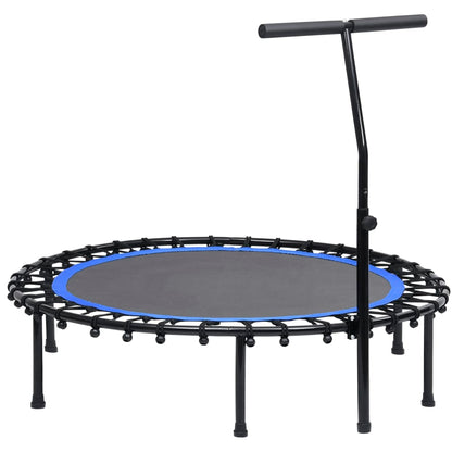 Fitness Trampolína S Rukojetí A Bezpečnostní Podložkou 122 Cm