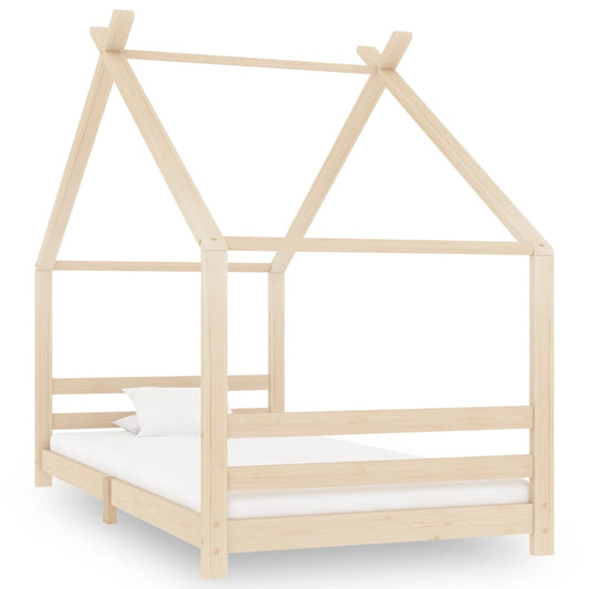 Rám dětské postele masivní borové dřevo 90 x 200 cm