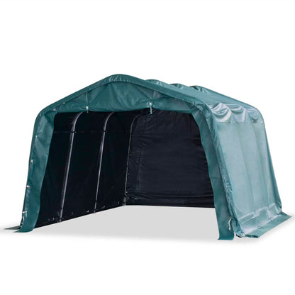 Mobilní Přístřešek Pro Zvířata Pvc 550 G/M² 3,3X4,8M Tm. Zelený